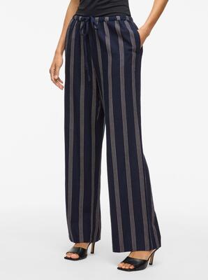 Vila 14105082/Navy Blazer Prisilla print RW pants