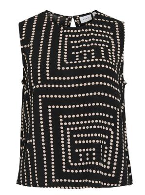 Vila 14105413/Black Beauty Klio Frelli klio SL short top