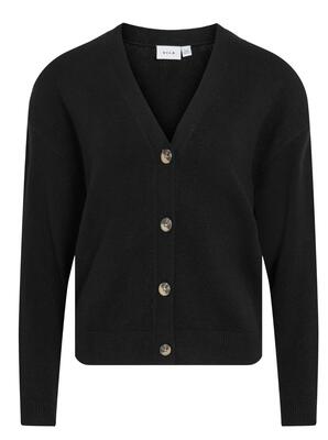 Vila 14107411/Black Ril v-neck knit cardigan NOOS