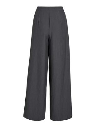 Vila 14110208/Medium Grey Melange Valrie HW wide pants