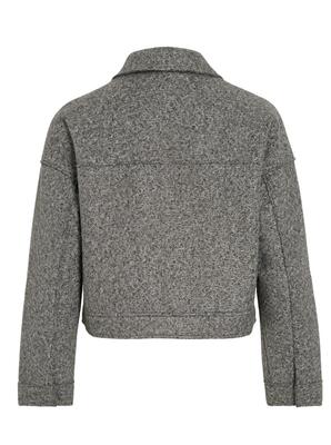 Vila 14110806/Medium Grey Melange Franca LS jacket