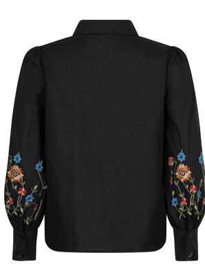 Ydence FS2433/10184 Black-red-blue Blossom Blouse