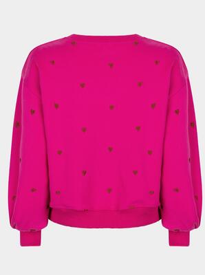 Ydence WS2428/132 Hot Pink Hearts Sweater