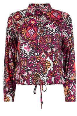 Zoso Pia/Magenta-Pink Splendour print blouse